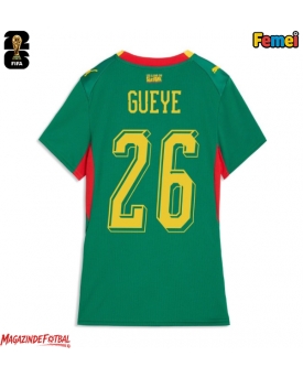 Senegal Pape Gueye #26 Echipament de Fotbal Replică Mondial 2026 Femei Deplasare